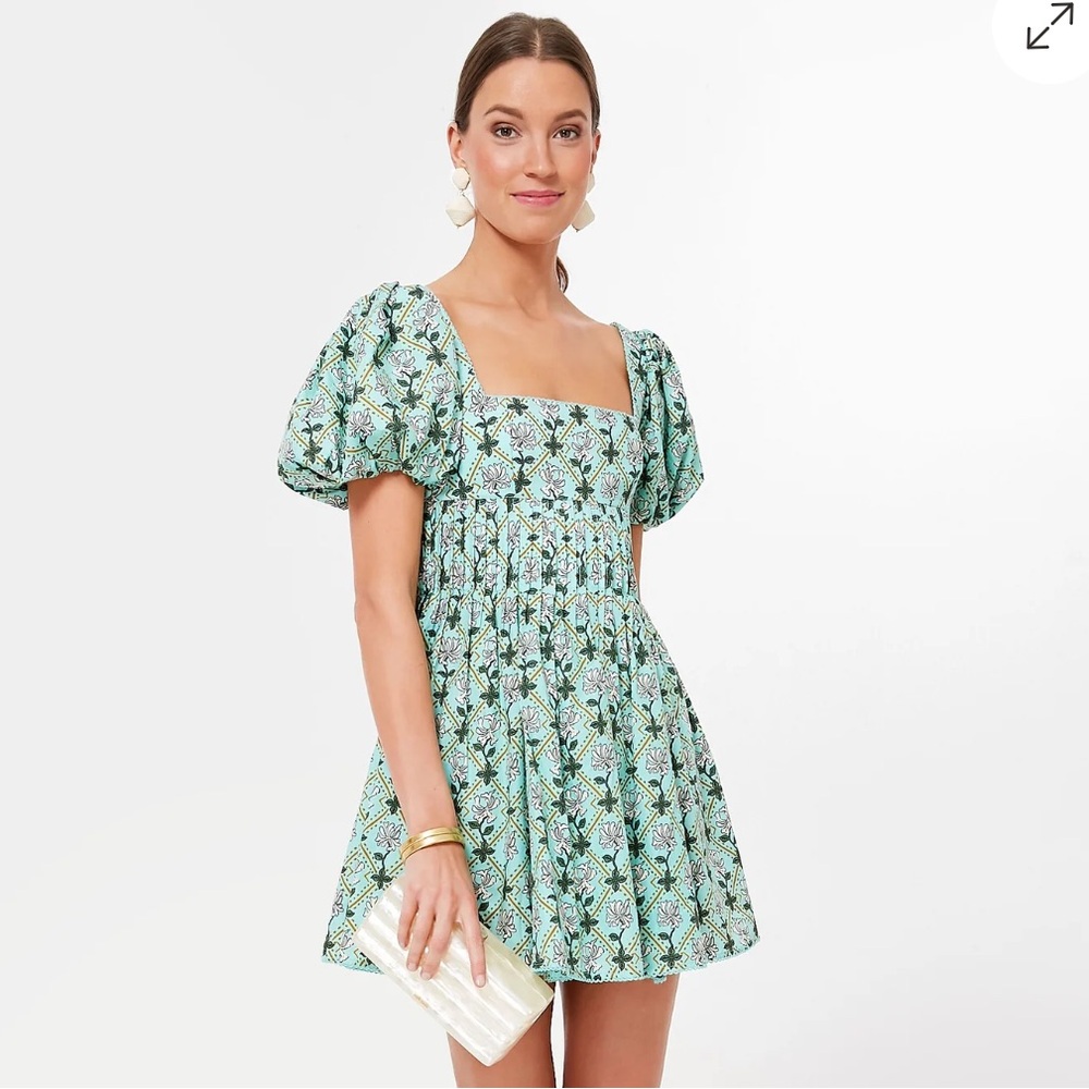 AGUA BY AGUA BENDITA Herbal Caramelo Mini Dress